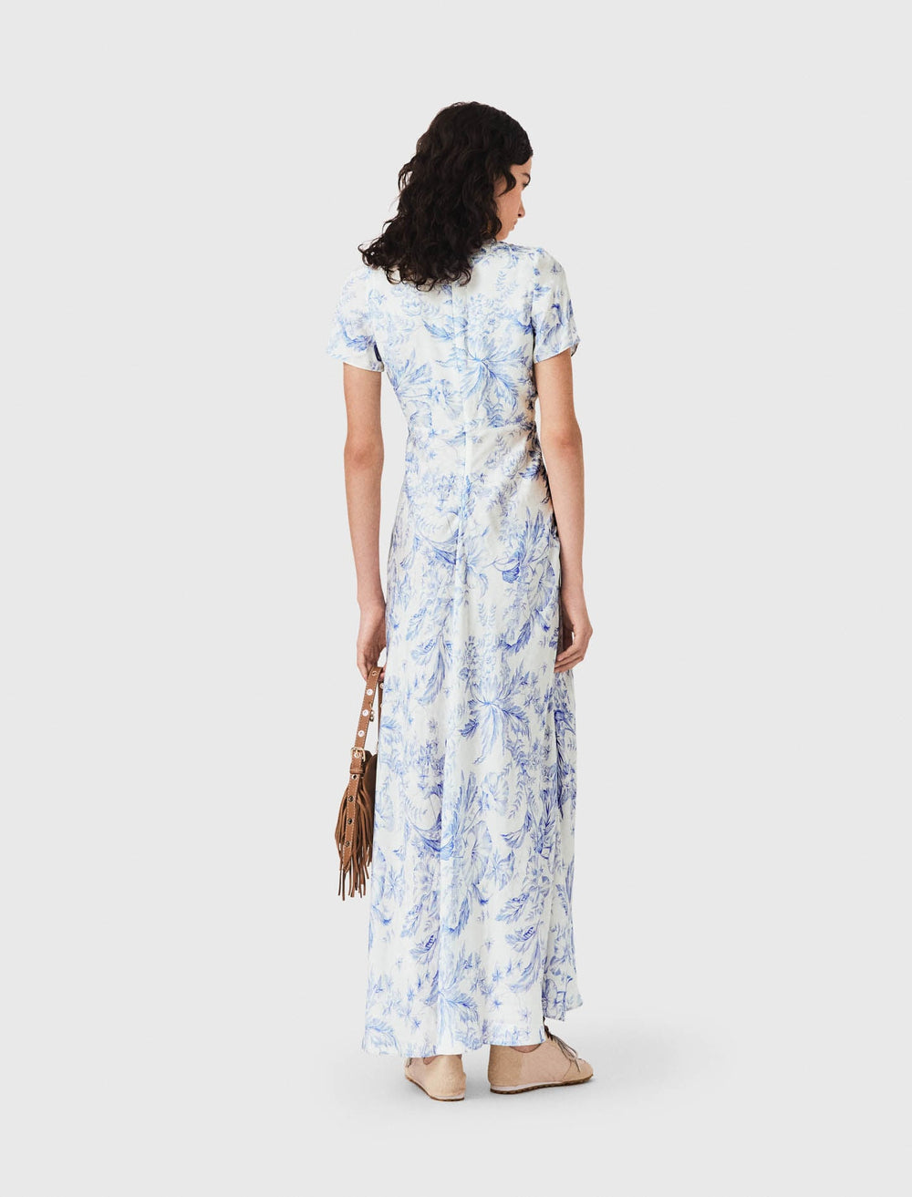 Maje On Sale / Flowing patterned maxi dress