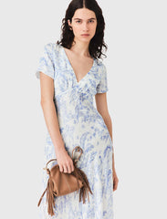 Maje On Sale / Flowing patterned maxi dress
