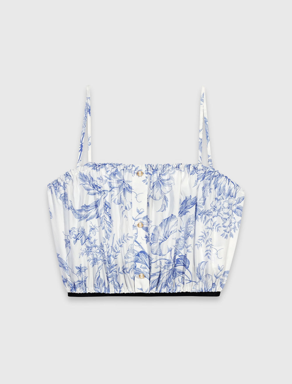 Maje Outlet / Patterned top with straps
