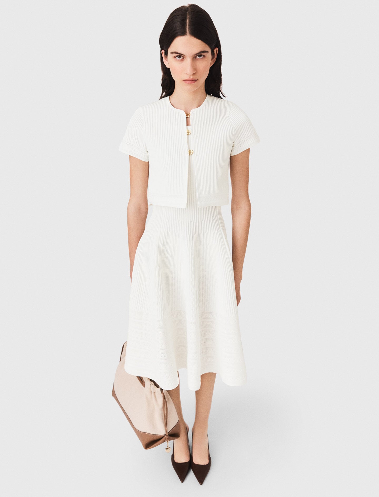 Maje Outlet / Short-sleeved cardigan