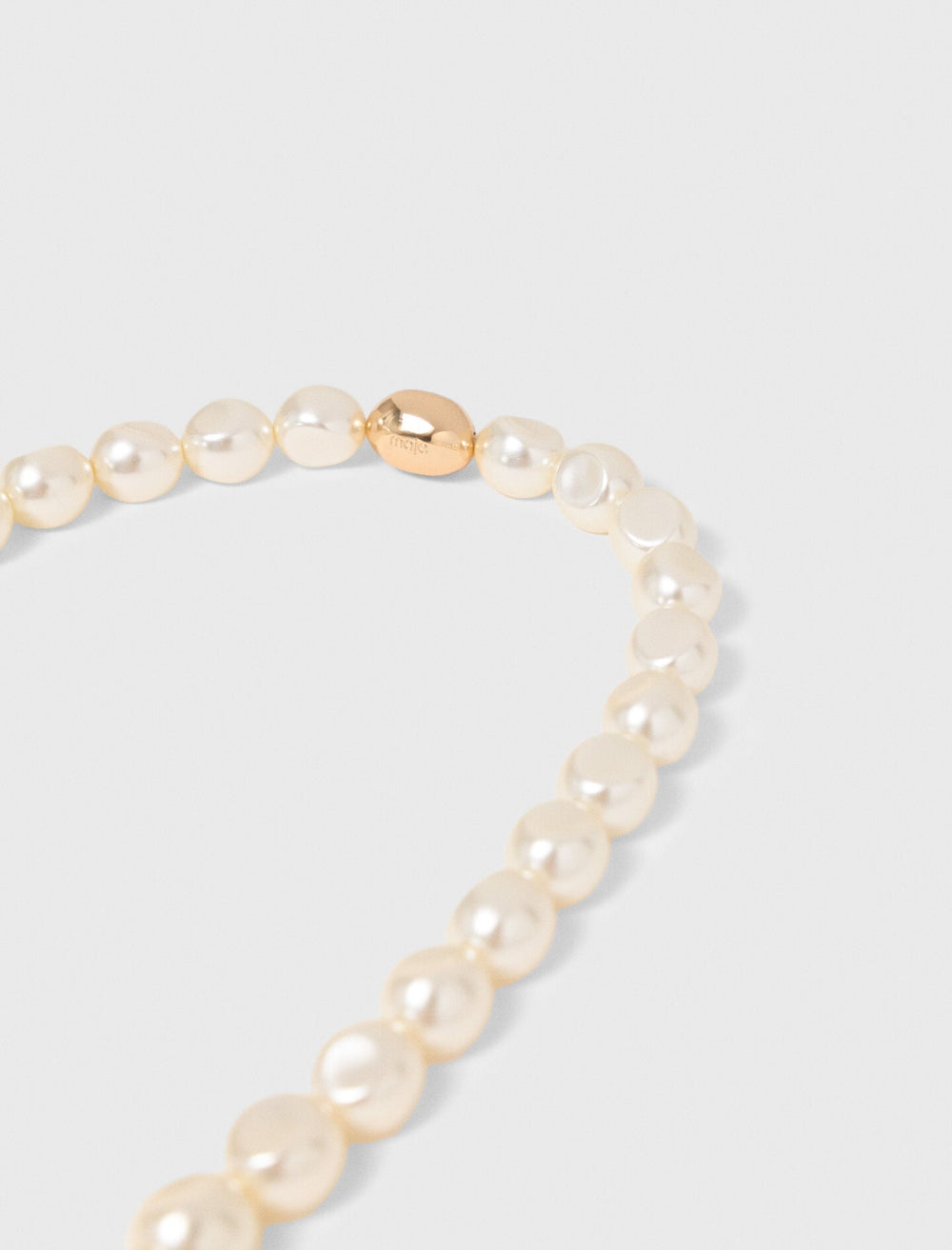 Maje New / Pearl choker necklace