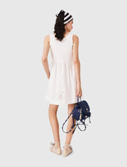 Maje Discount / Short dress with lace trim