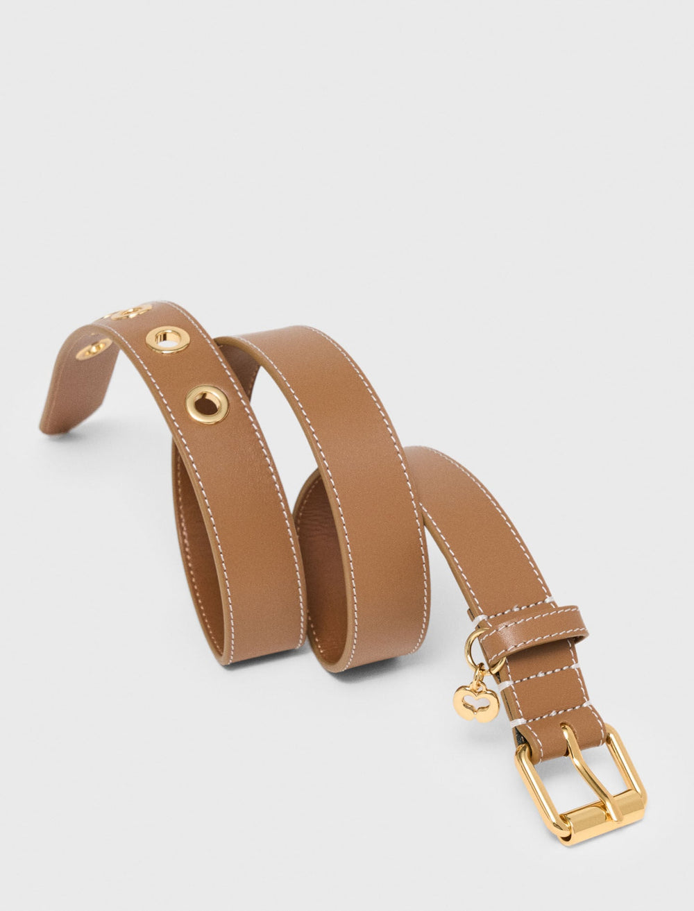 Maje Shop / Leather belt with eyelets