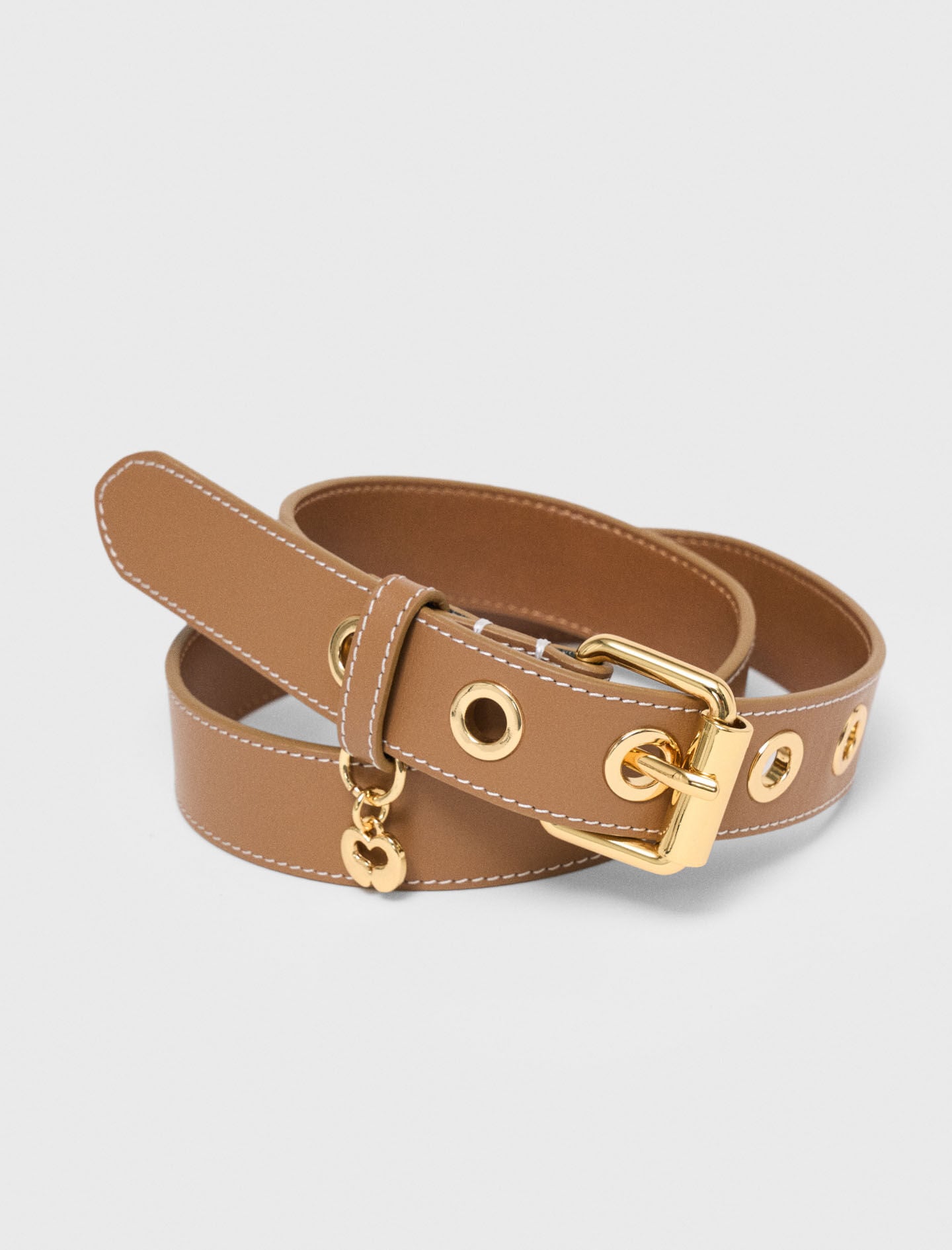 Maje Shop / Leather belt with eyelets