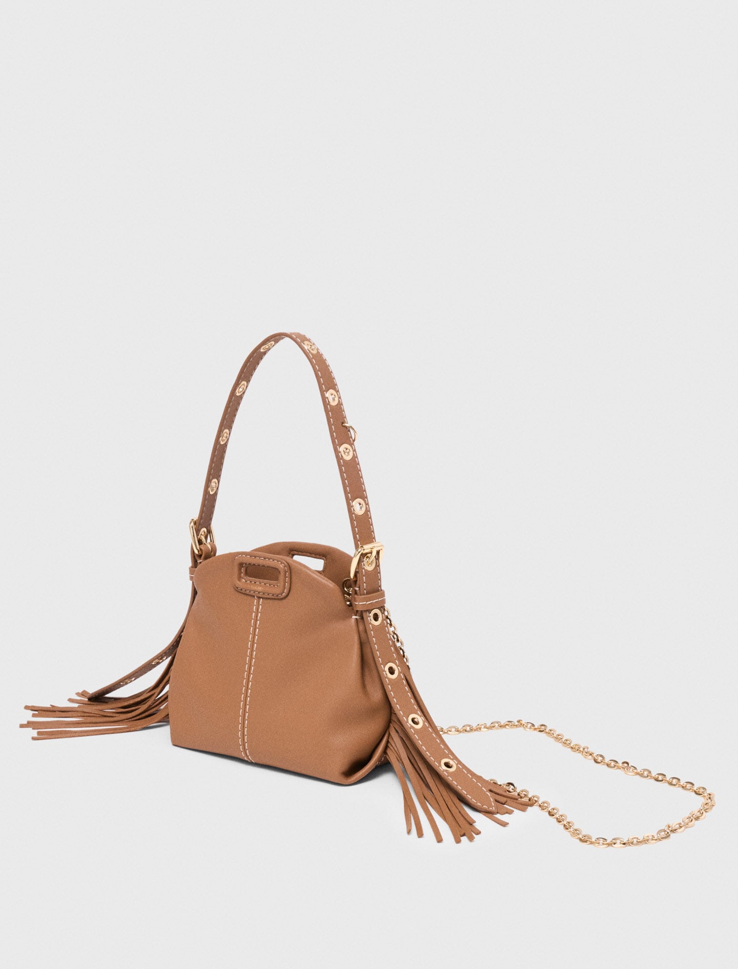 Maje Outlet / Miss M micro stitched leather bag