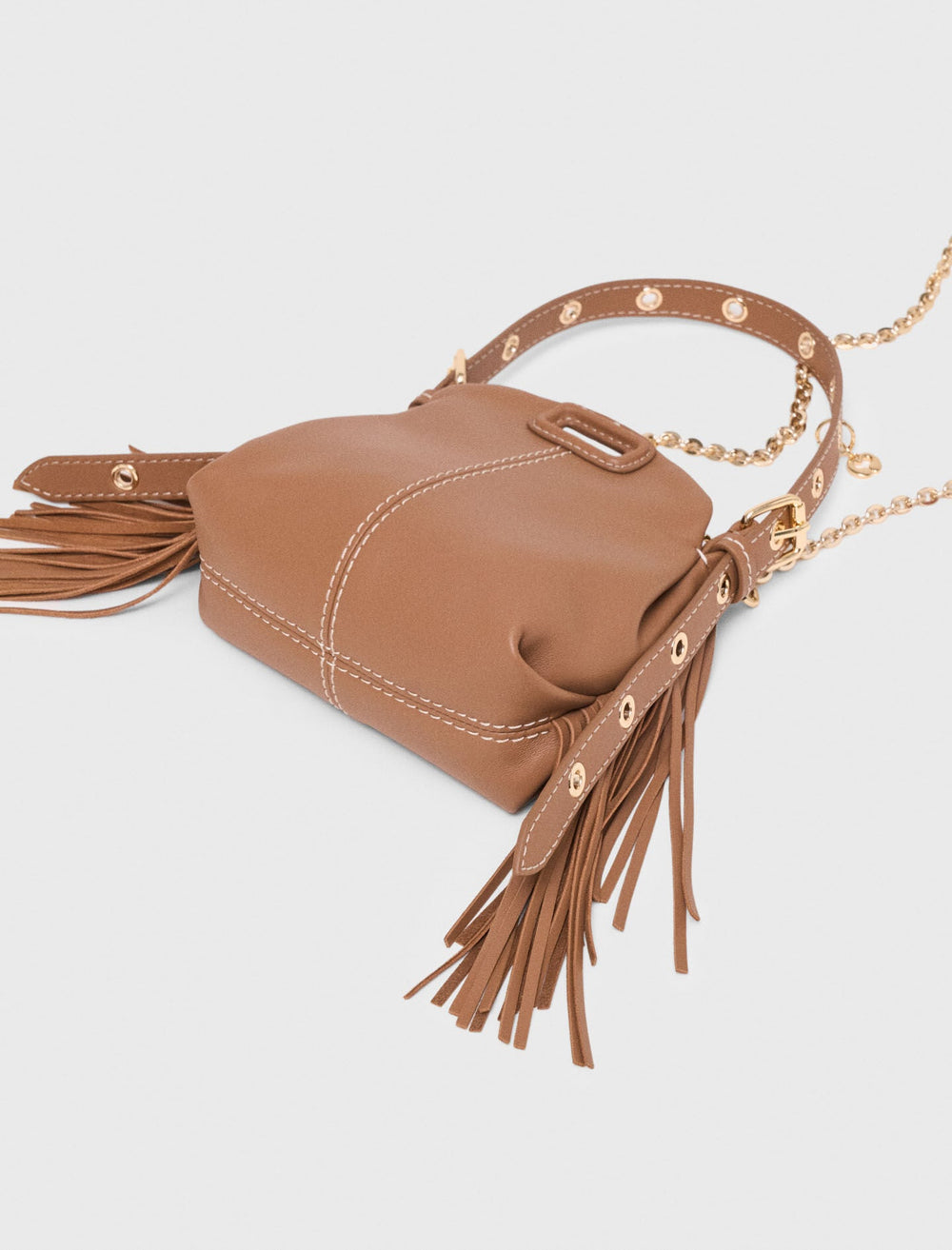 Maje Outlet / Miss M micro stitched leather bag