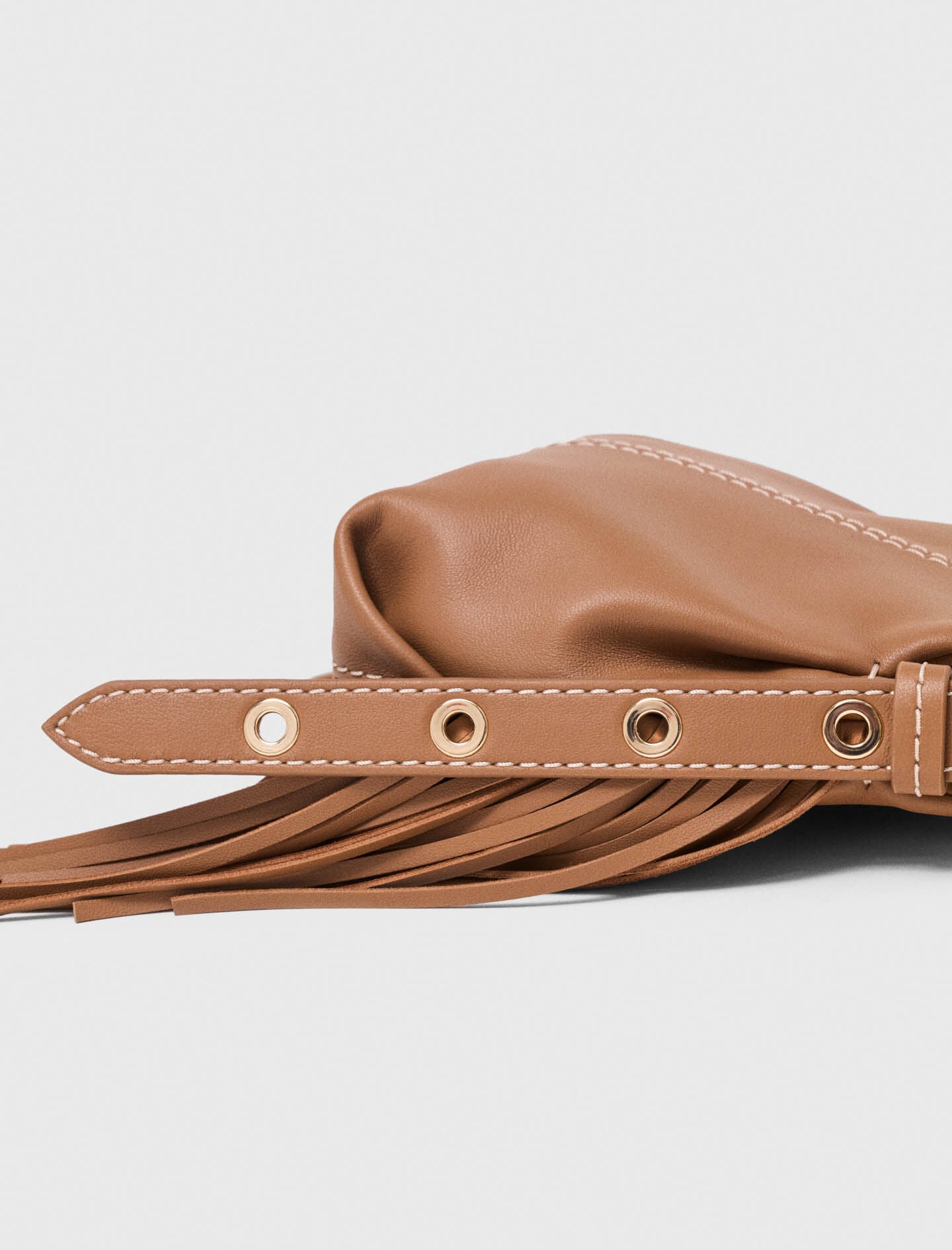 Maje Outlet / Miss M micro stitched leather bag
