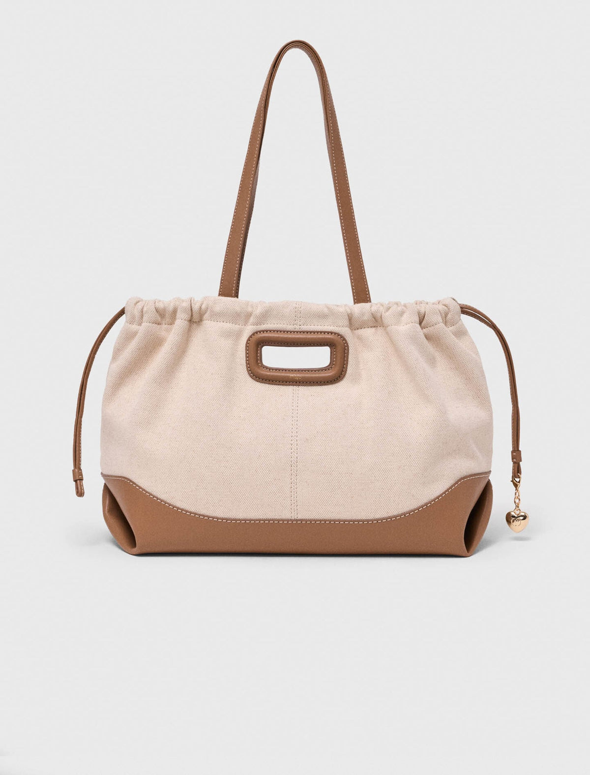 Maje New / Milpli canvas and leather tote bag