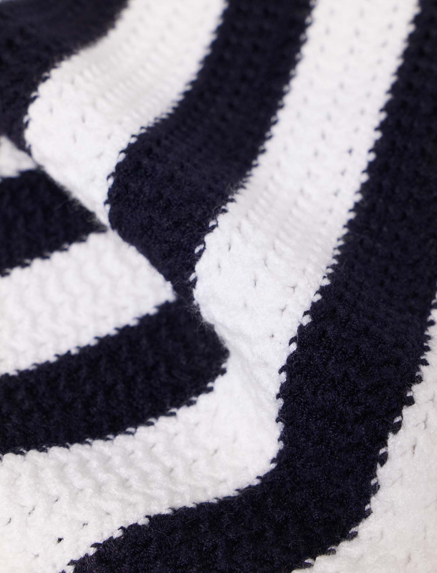 Maje Discount / Striped knit triangle