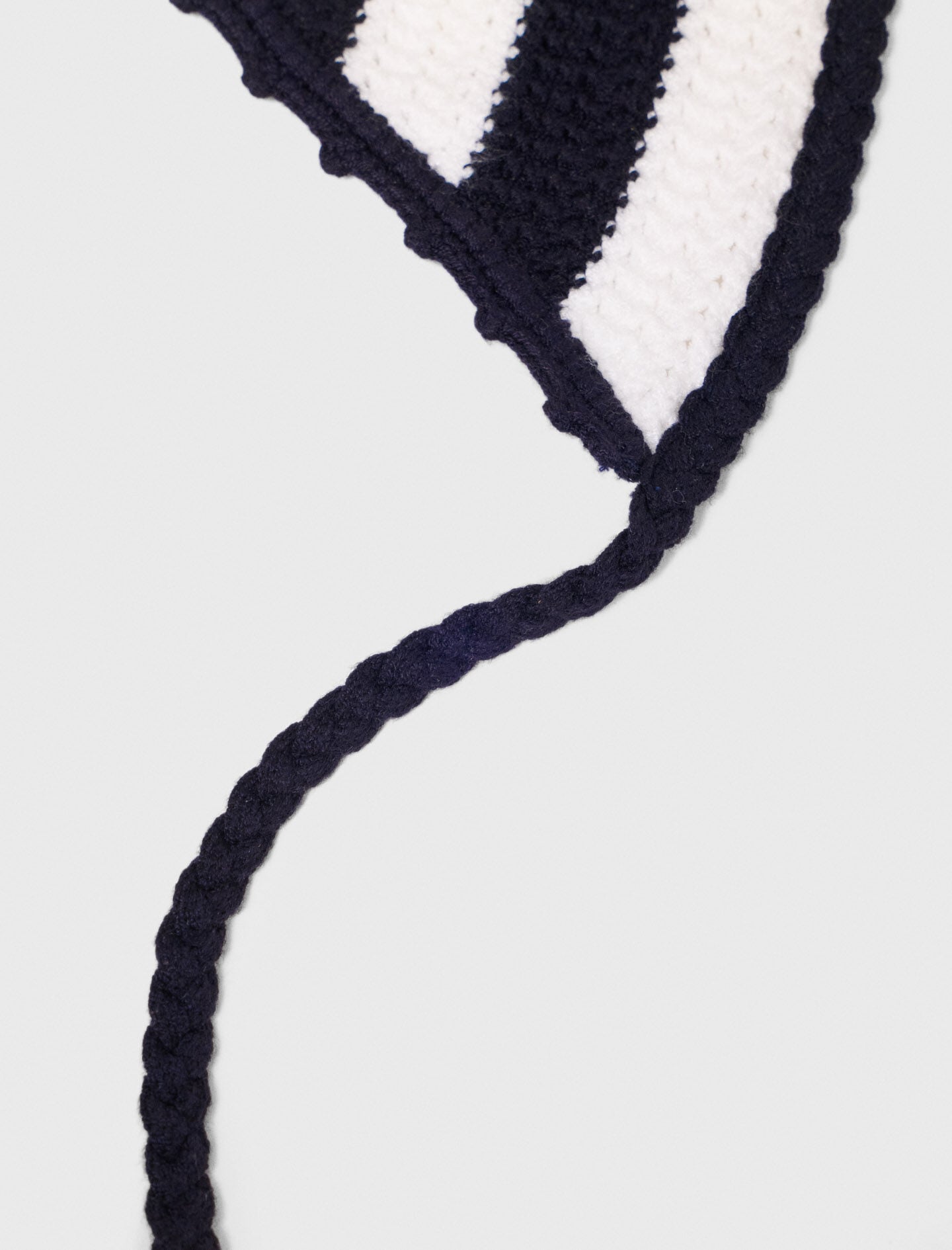 Maje Discount / Striped knit triangle