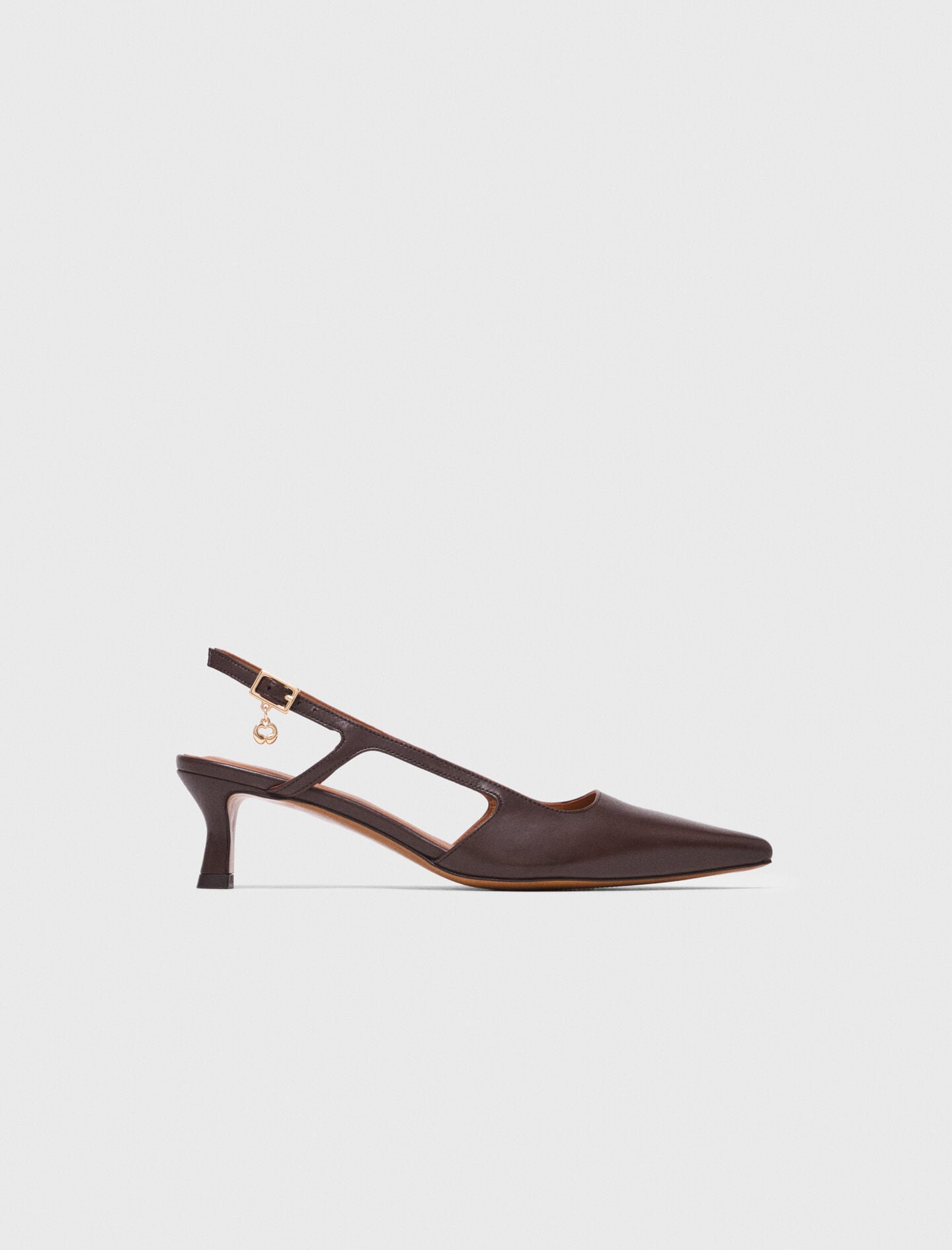 Maje Shop / Leather slingbacks