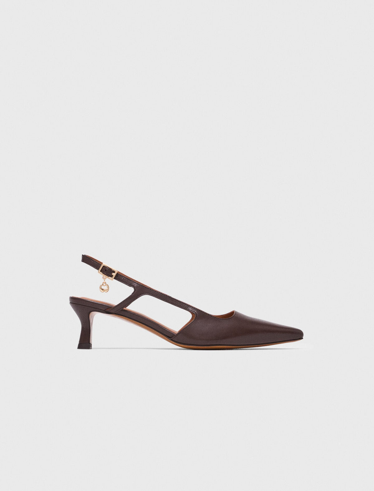 Maje Shop / Leather slingbacks
