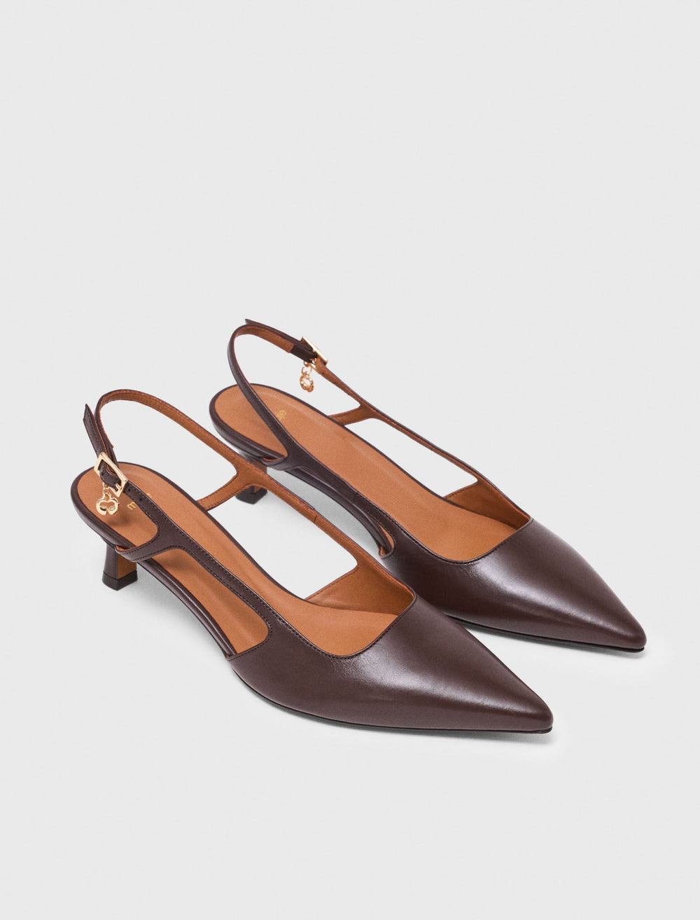 Maje Shop / Leather slingbacks