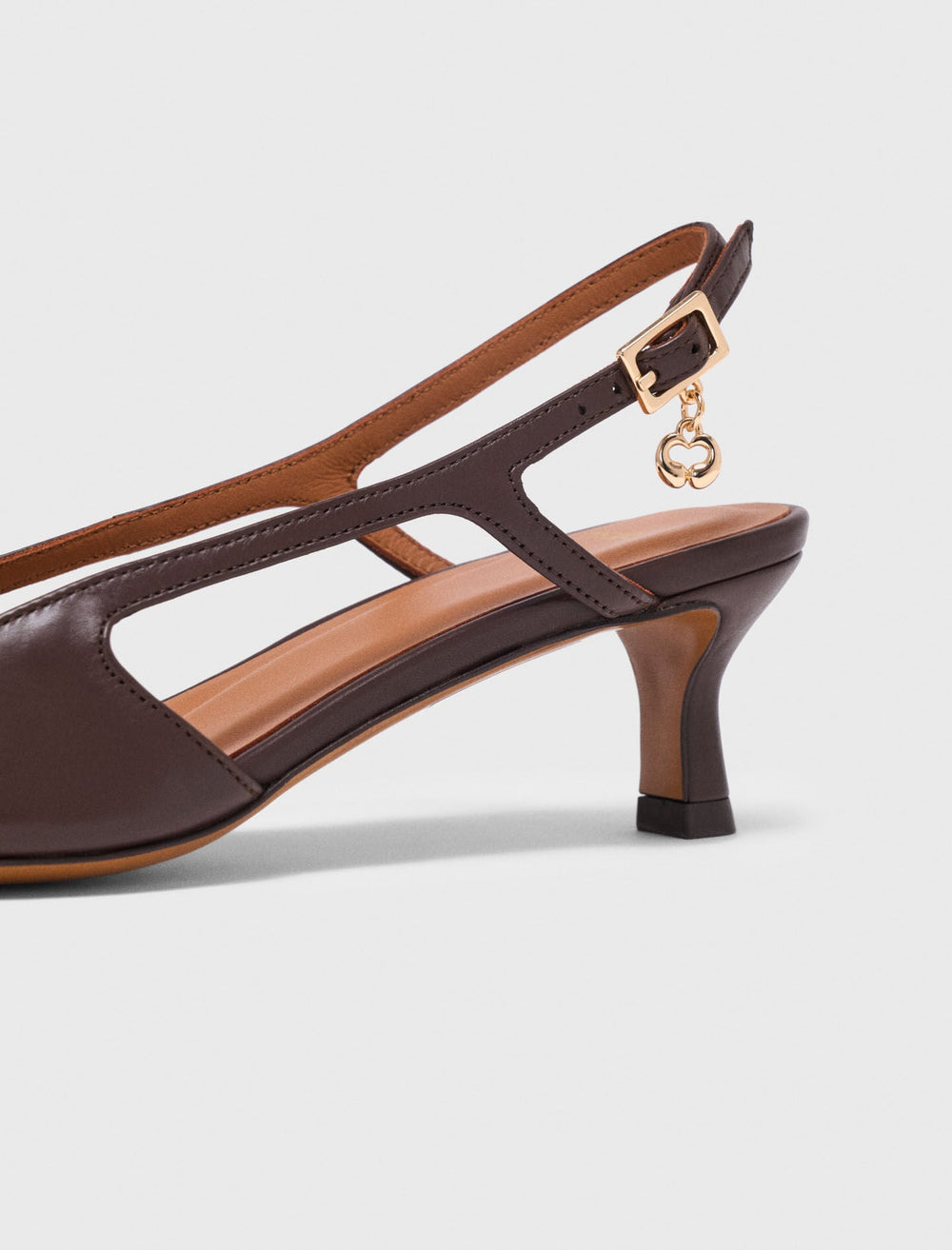 Maje Shop / Leather slingbacks