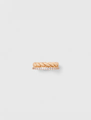 Maje New / Twisted gold rhinestone ring
