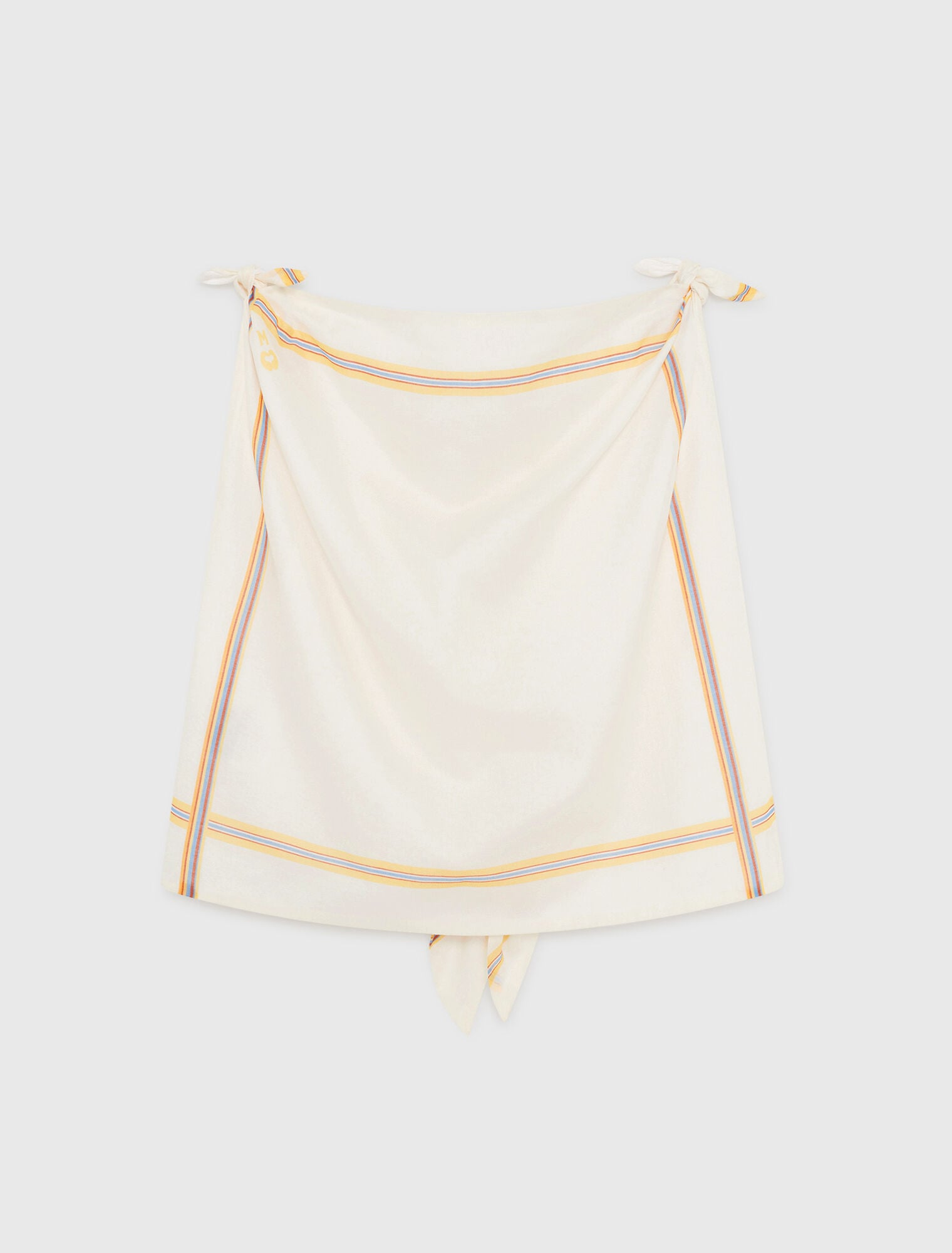 Maje Online / Patterned backless crop top
