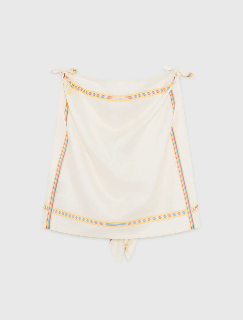 Maje Online / Patterned backless crop top