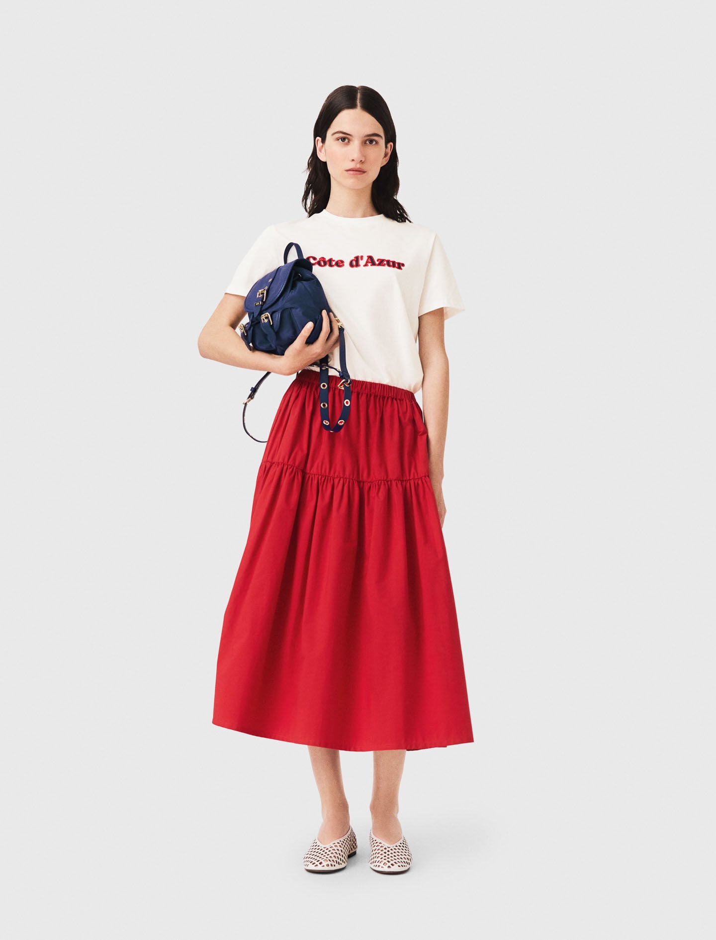 Maje Sale / Long gathered skirt
