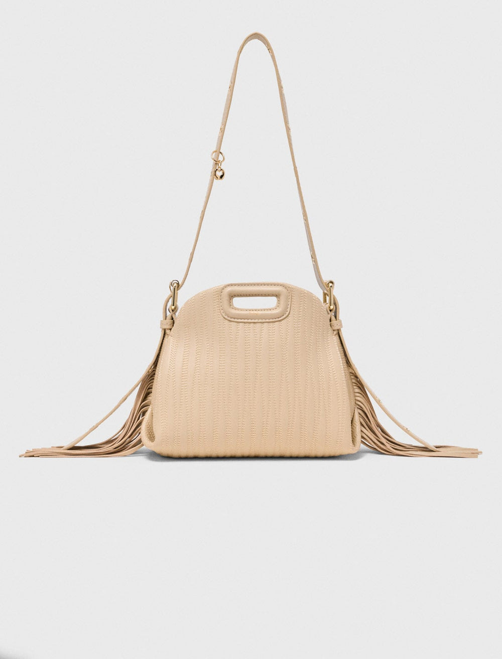 Maje On Sale / Stitched leather mini Miss M bag