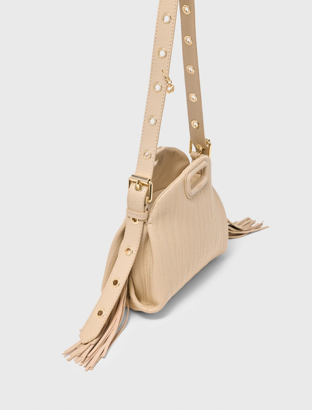 Maje On Sale / Stitched leather mini Miss M bag