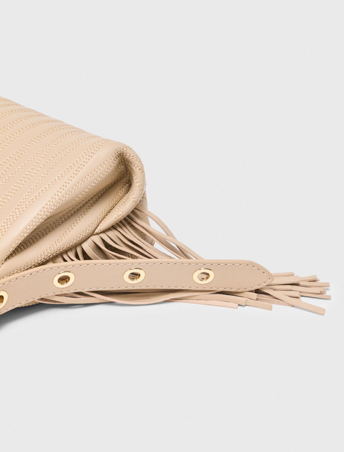 Maje On Sale / Stitched leather mini Miss M bag