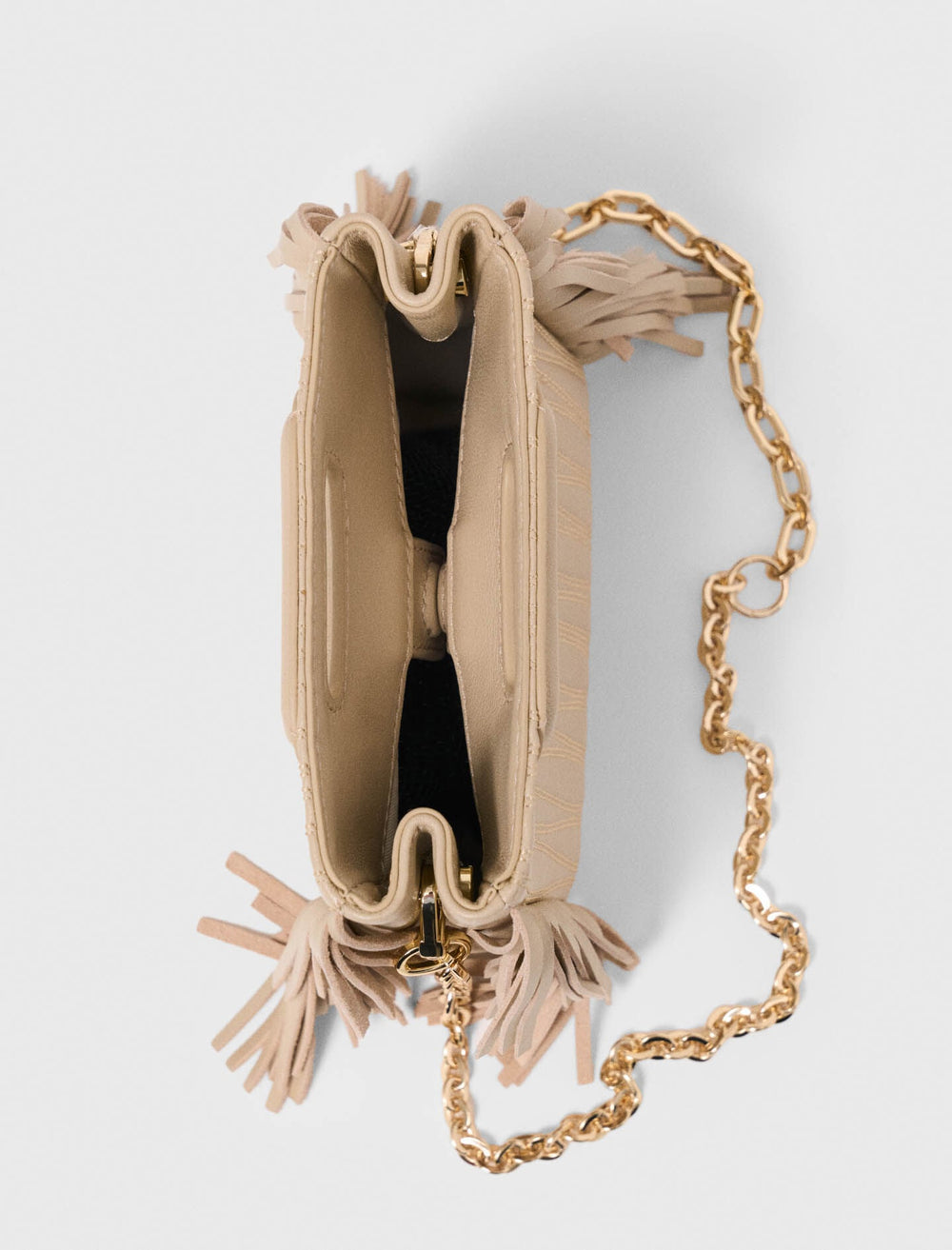 Maje Outlet / Topstitched leather mini M bag