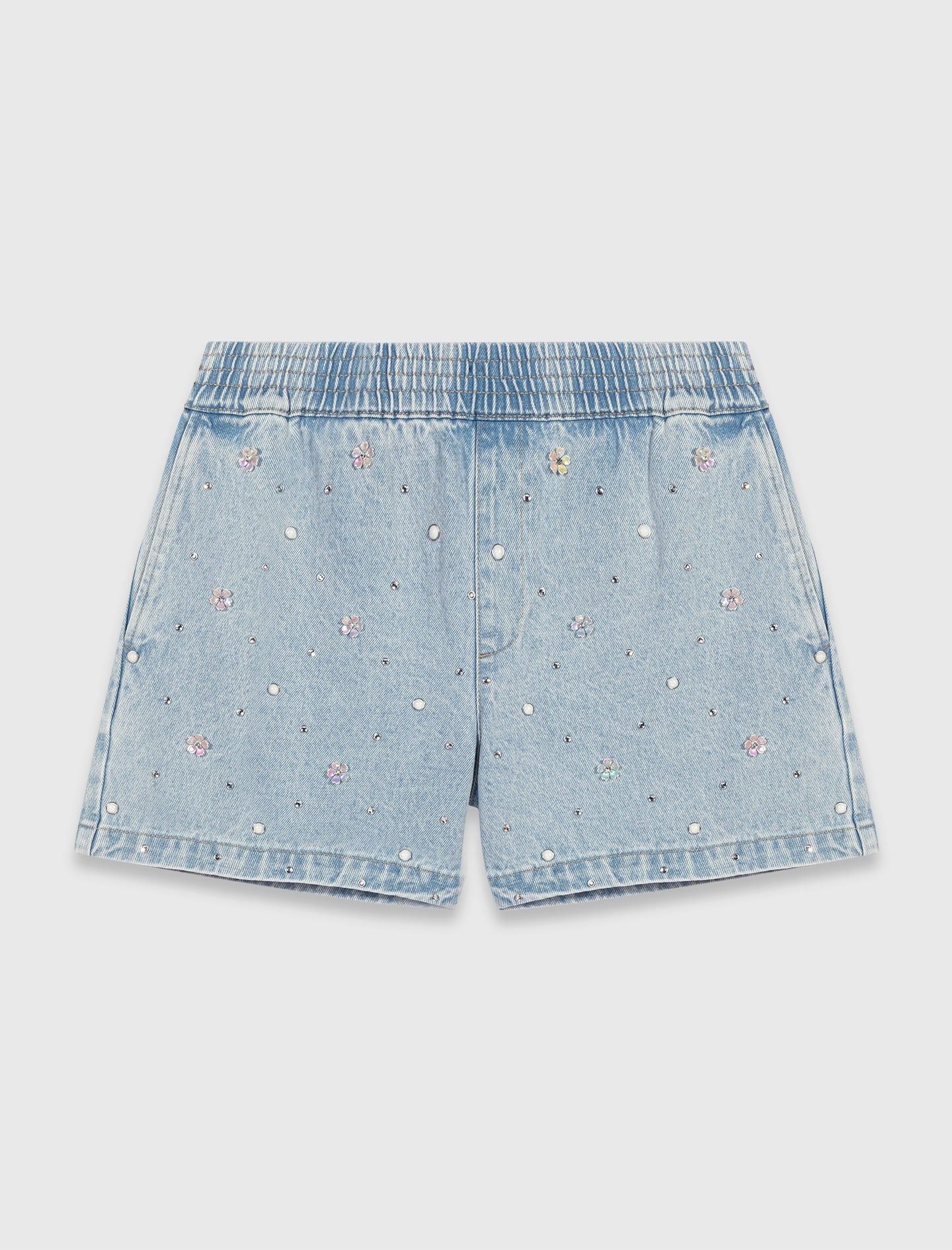 Maje Discount / Floral denim shorts