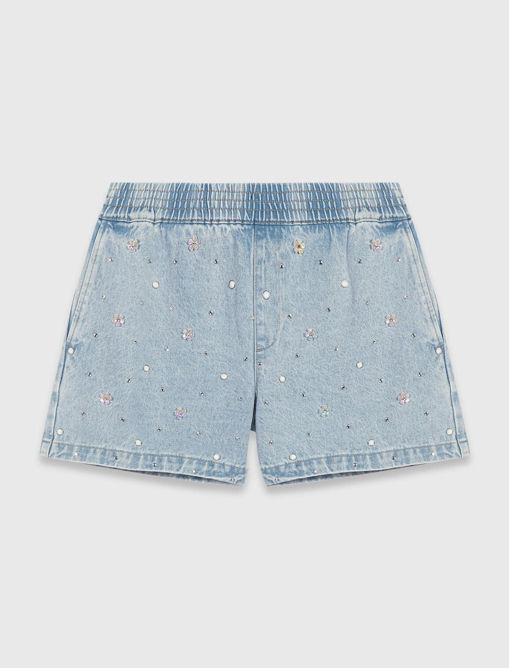 Maje Discount / Floral denim shorts