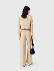 Maje Outlet / Linen blend suit trousers