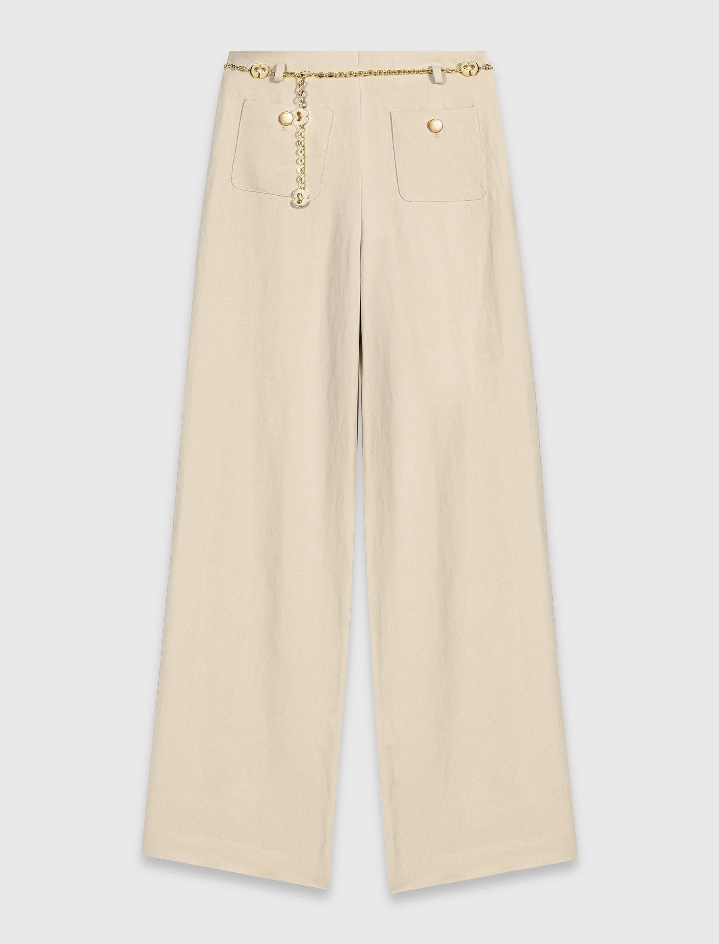 Maje Outlet / Linen blend suit trousers