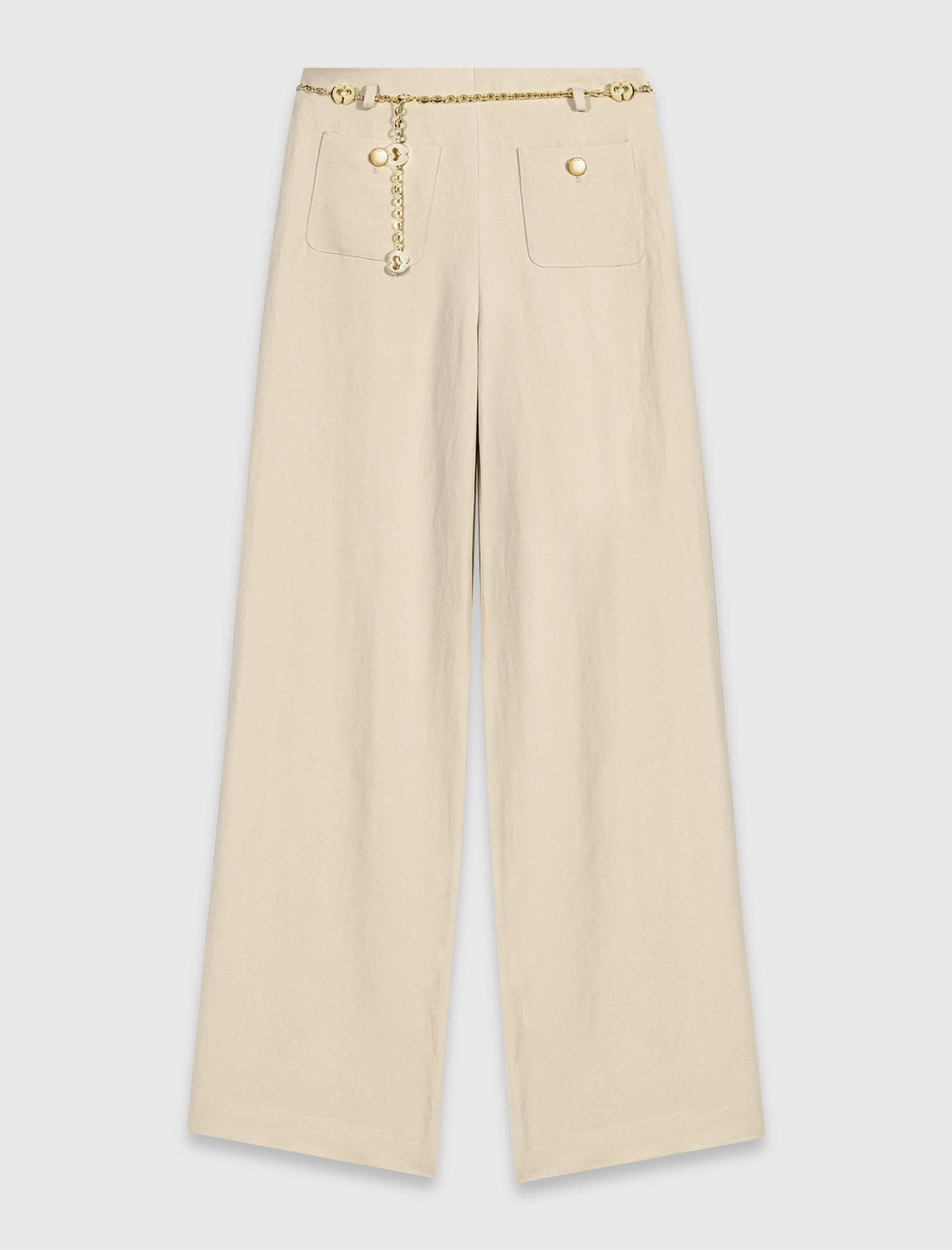 Maje Outlet / Linen blend suit trousers