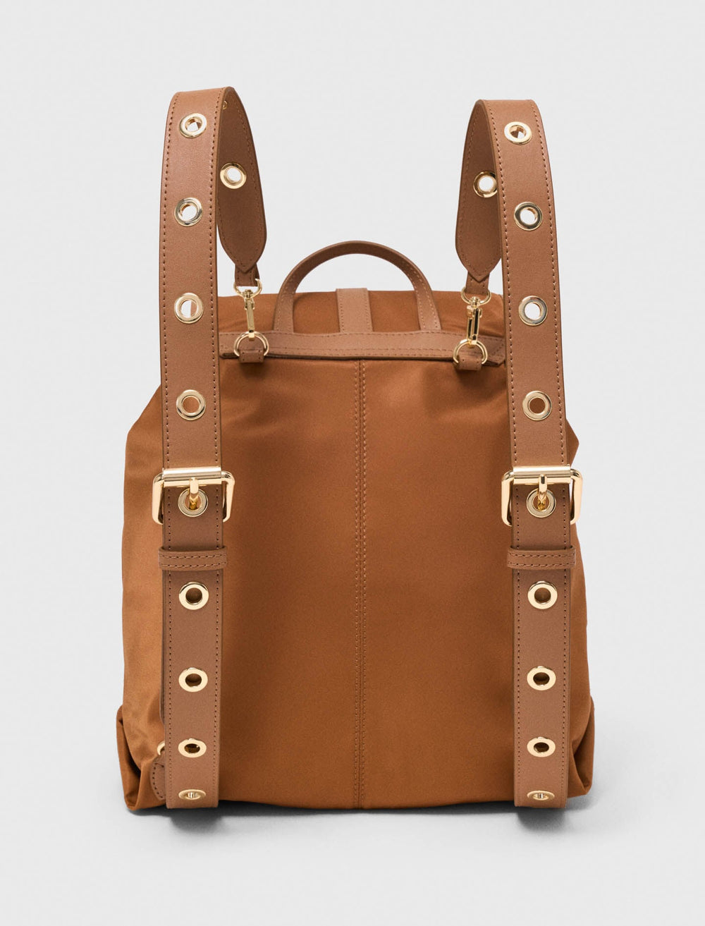 Maje New / Leather and nylon backpack