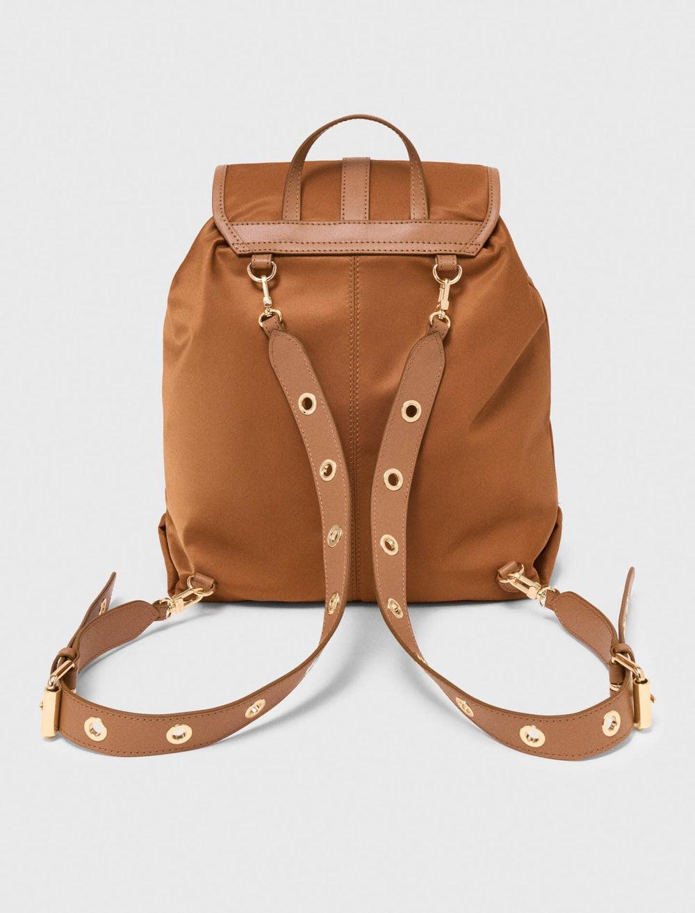 Maje New / Leather and nylon backpack