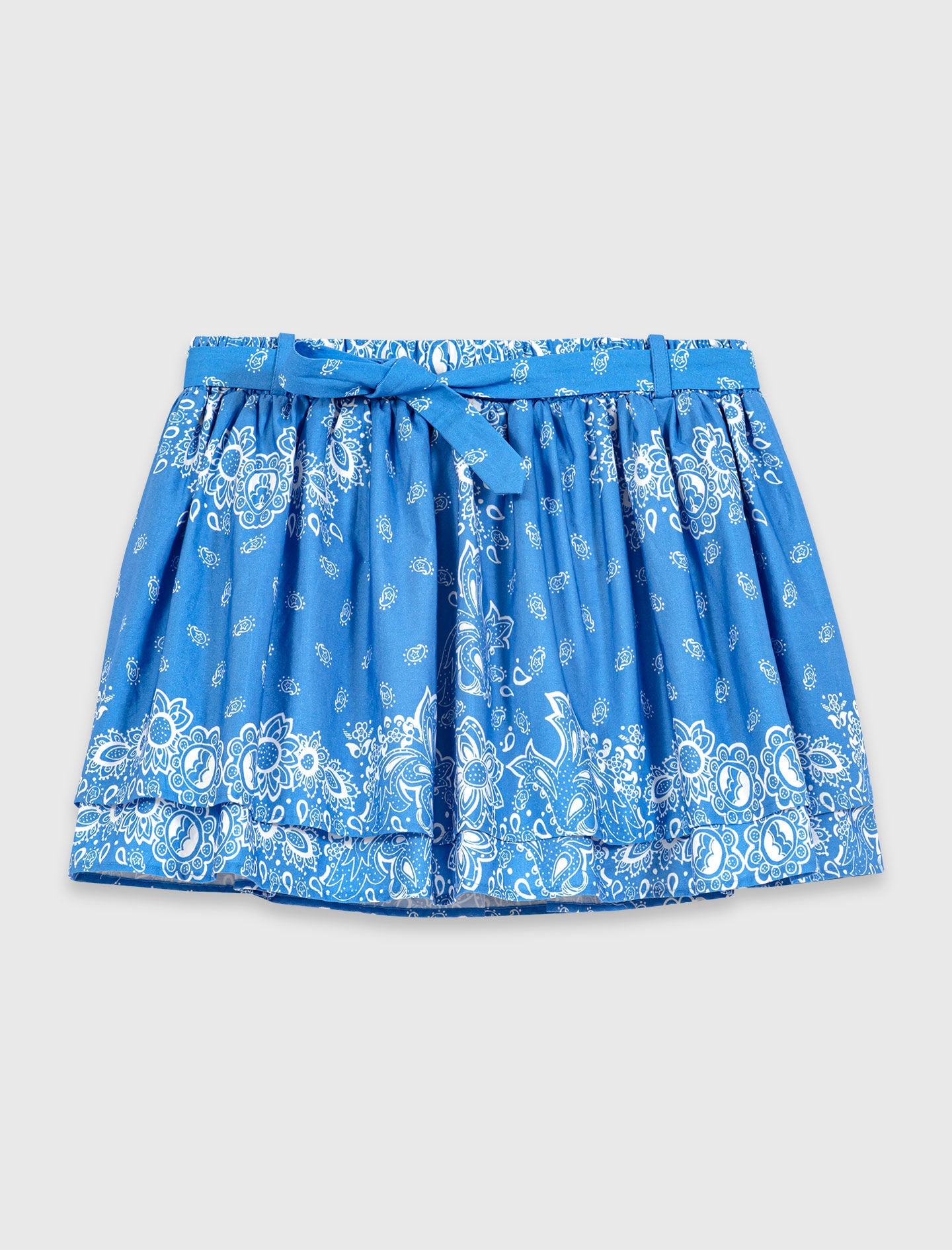 Maje Discount / Printed ruffled skirt
