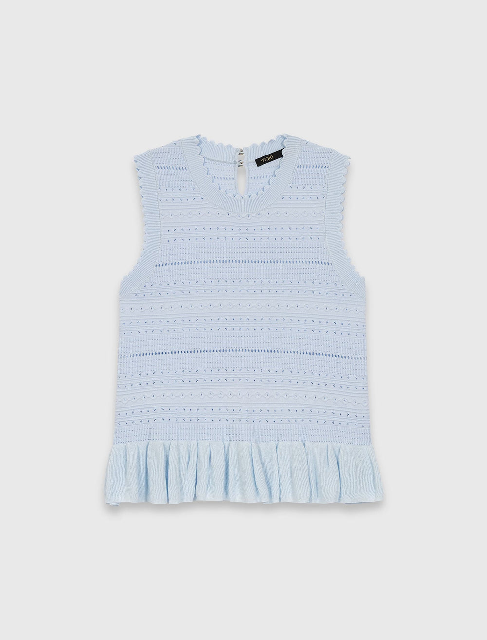 Maje Shop / Ruffled knit top