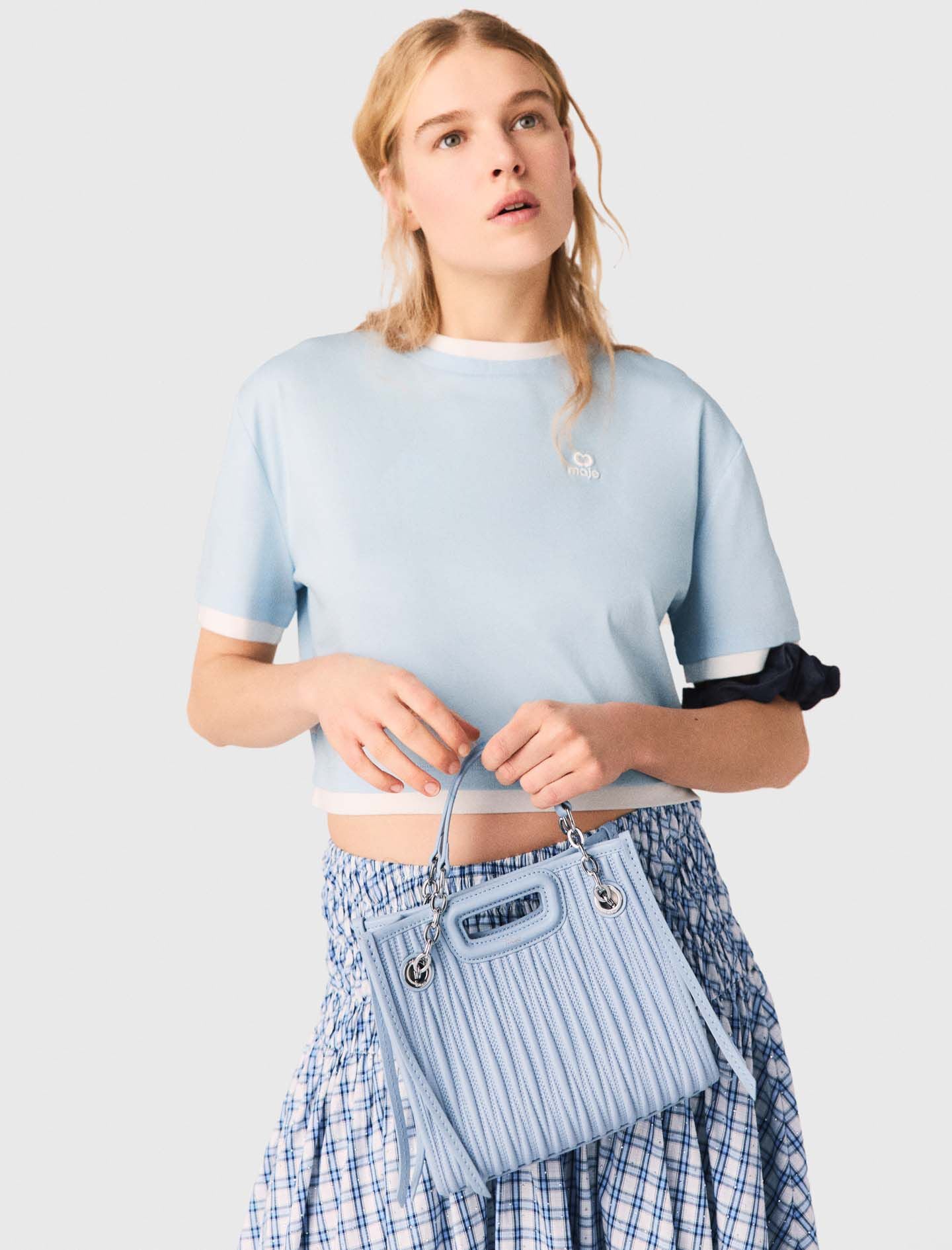 Maje Sale / Two-tone T-shirt