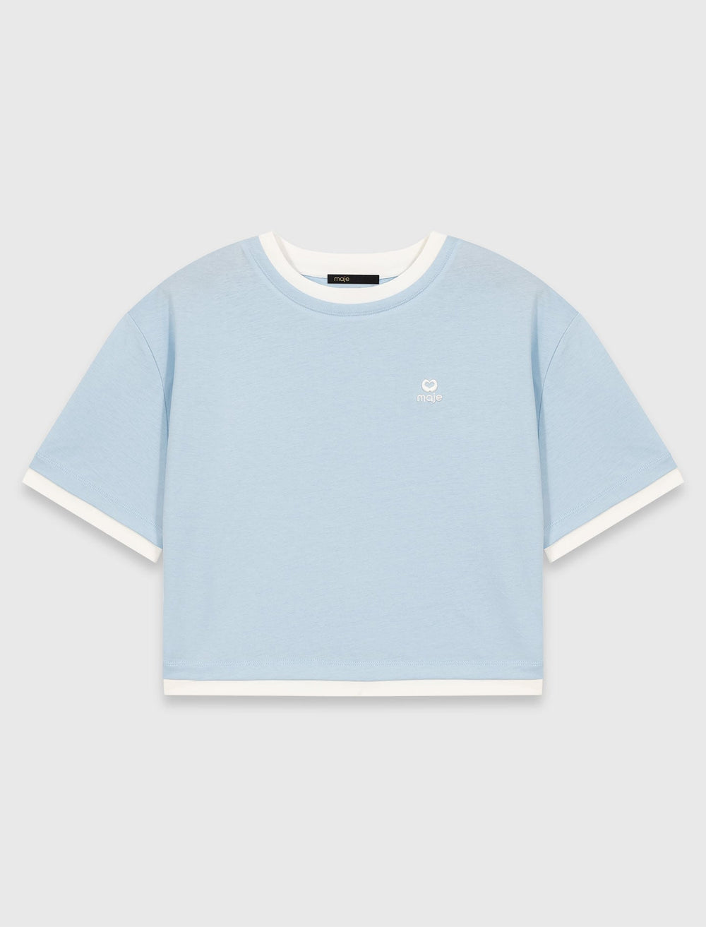 Maje Sale / Two-tone T-shirt