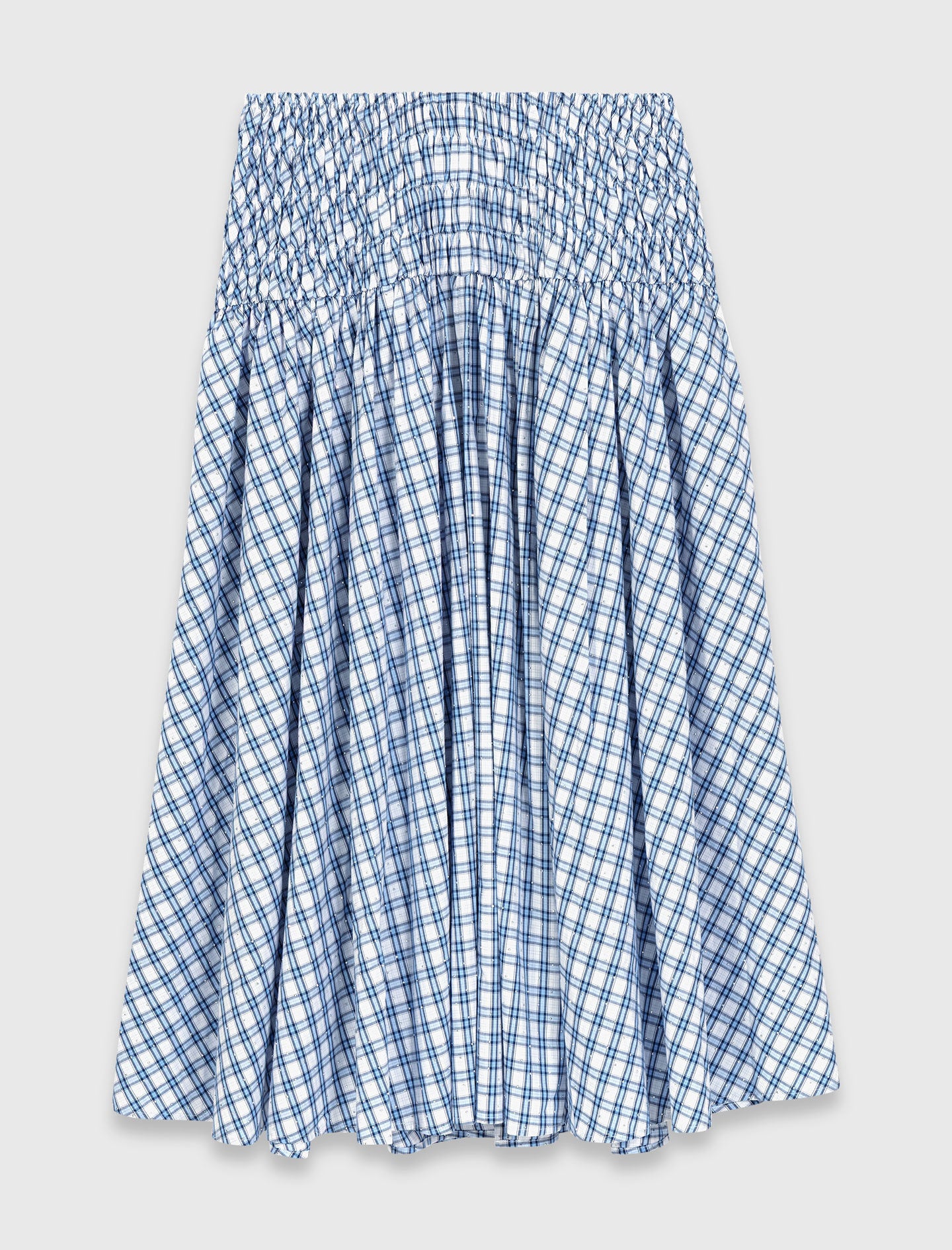Maje Outlet / Rhinestone cotton maxi skirt