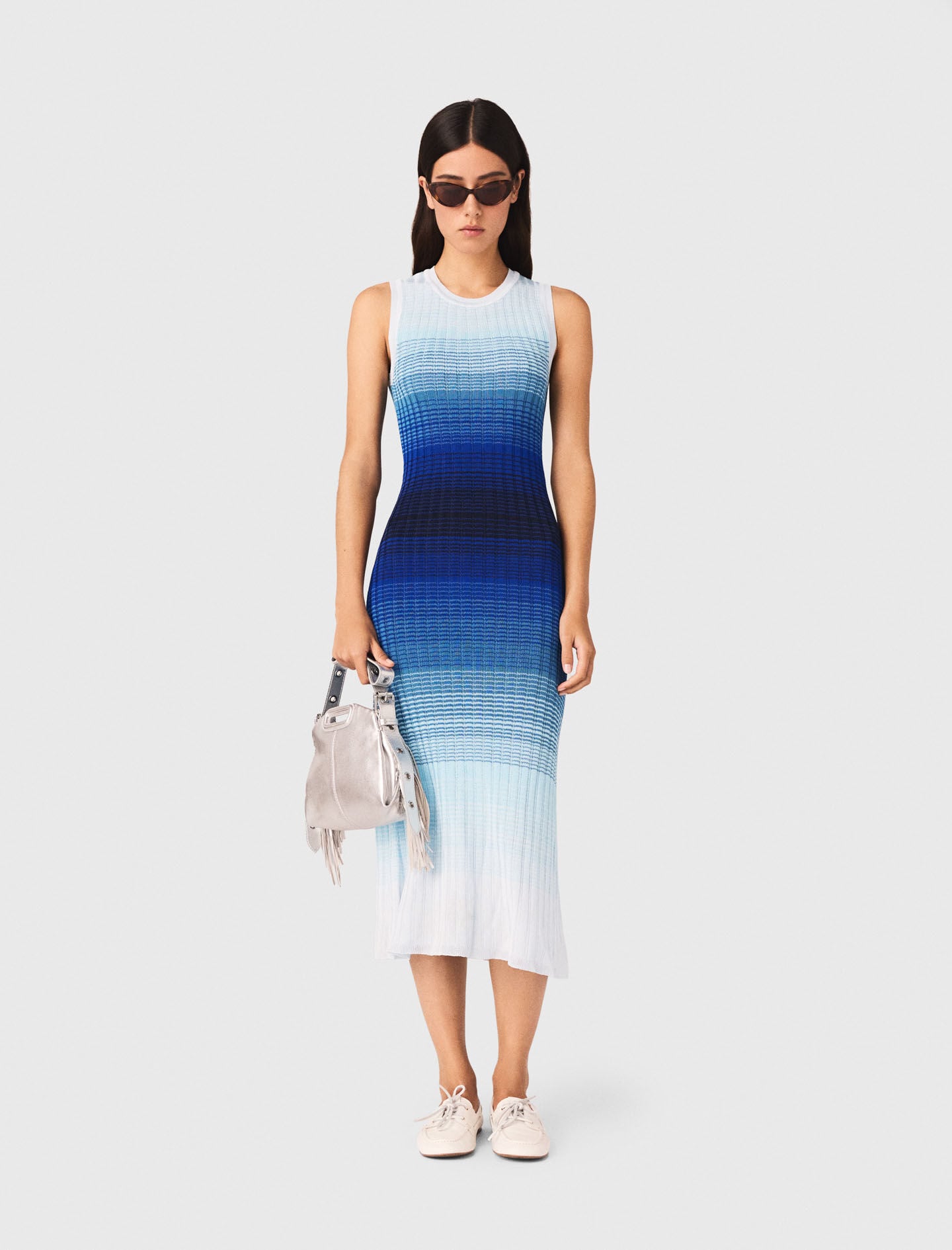 Maje New / Ombré knit maxi dress