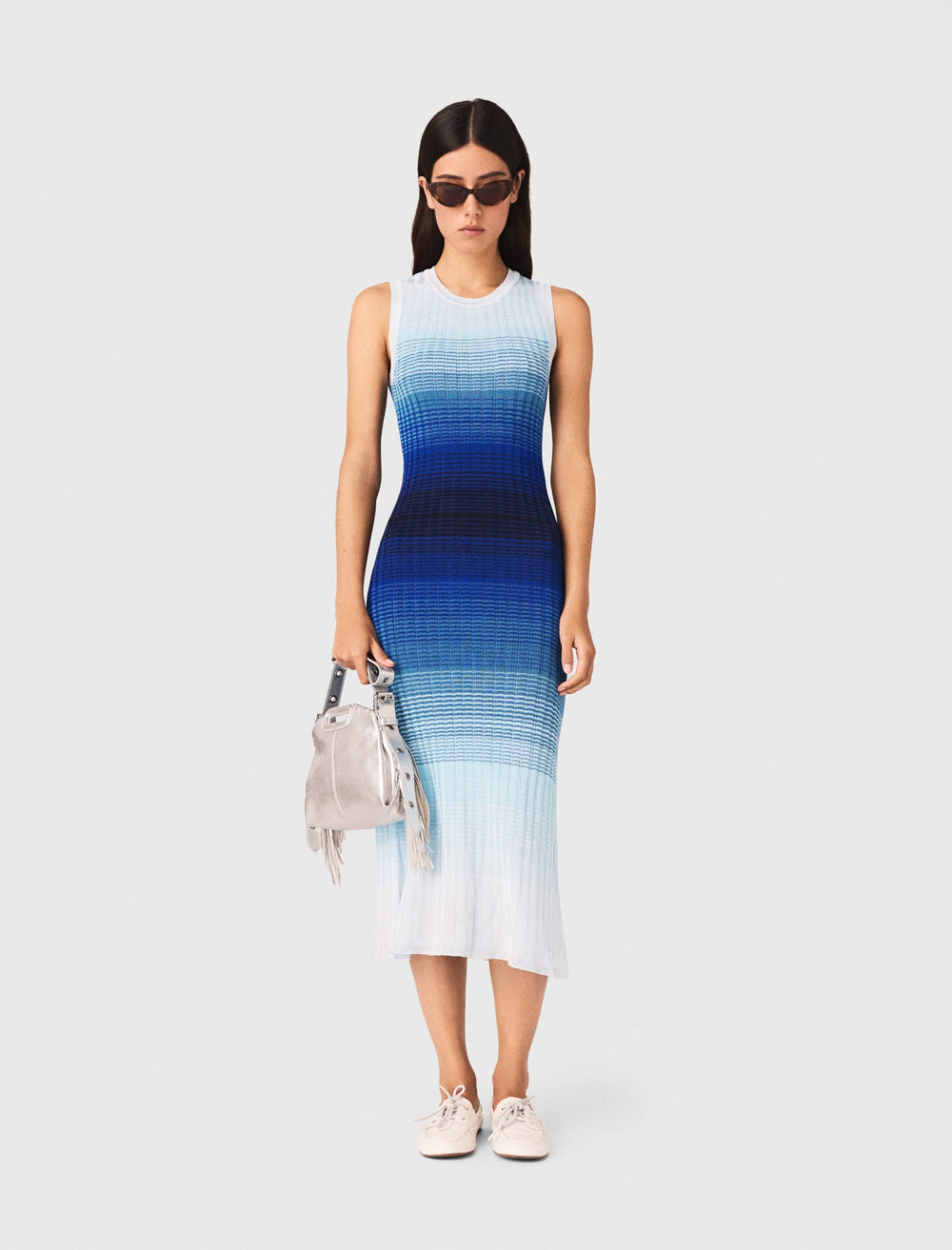Maje New / Ombré knit maxi dress