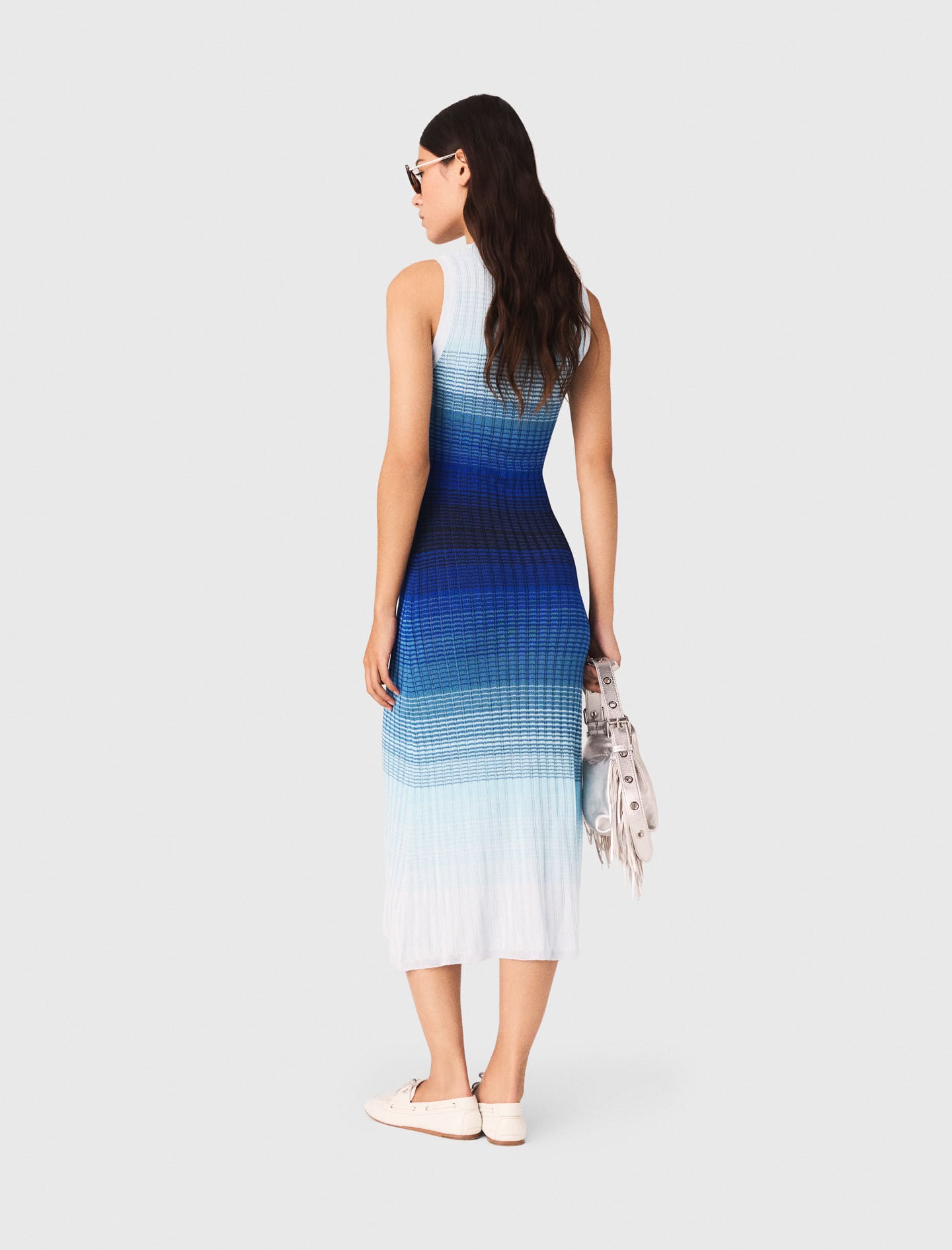 Maje New / Ombré knit maxi dress