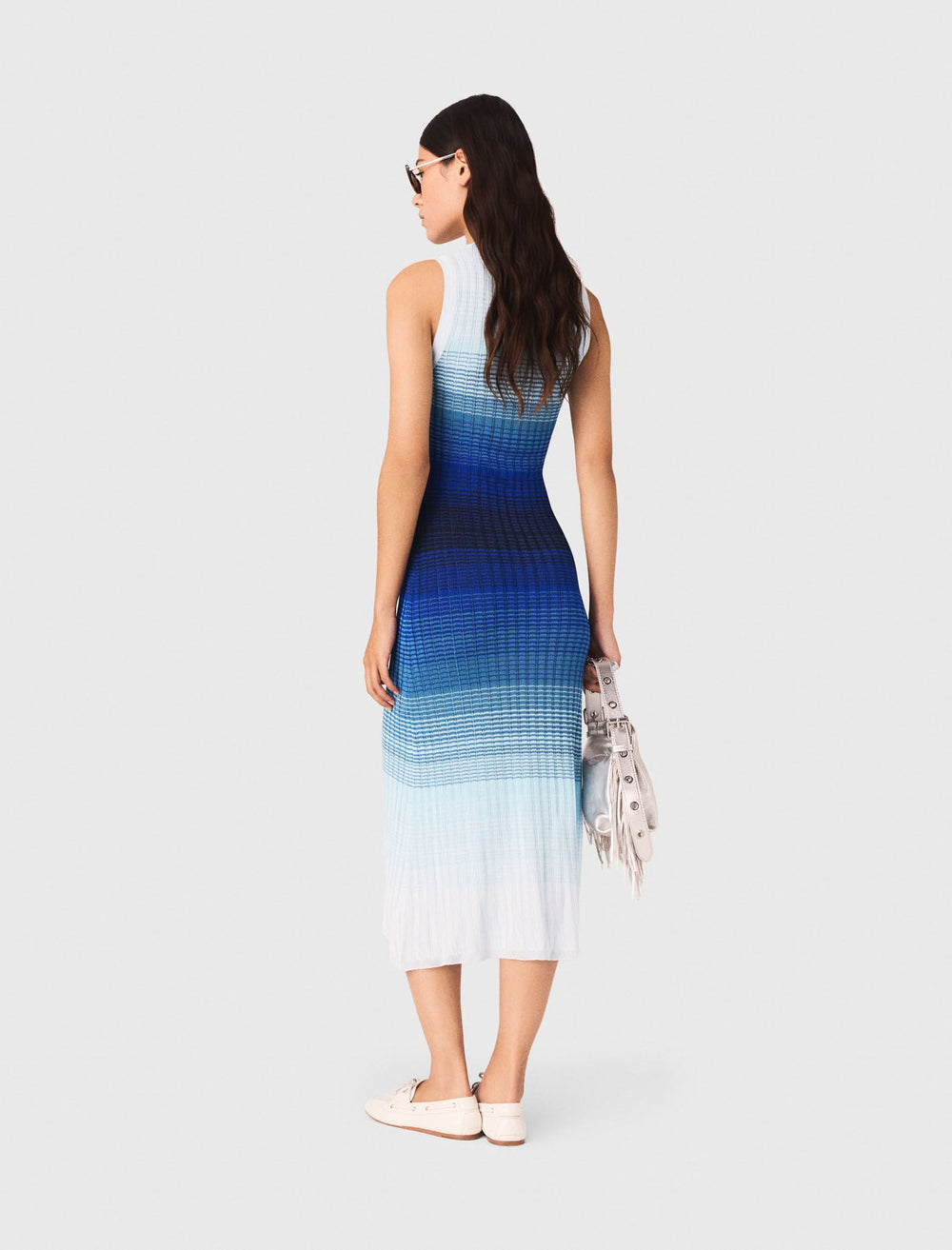 Maje New / Ombré knit maxi dress