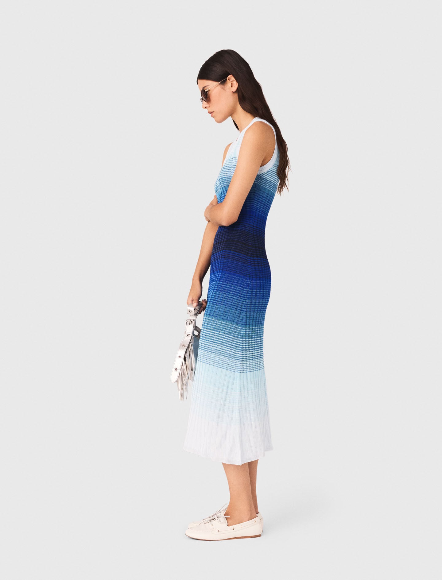 Maje New / Ombré knit maxi dress