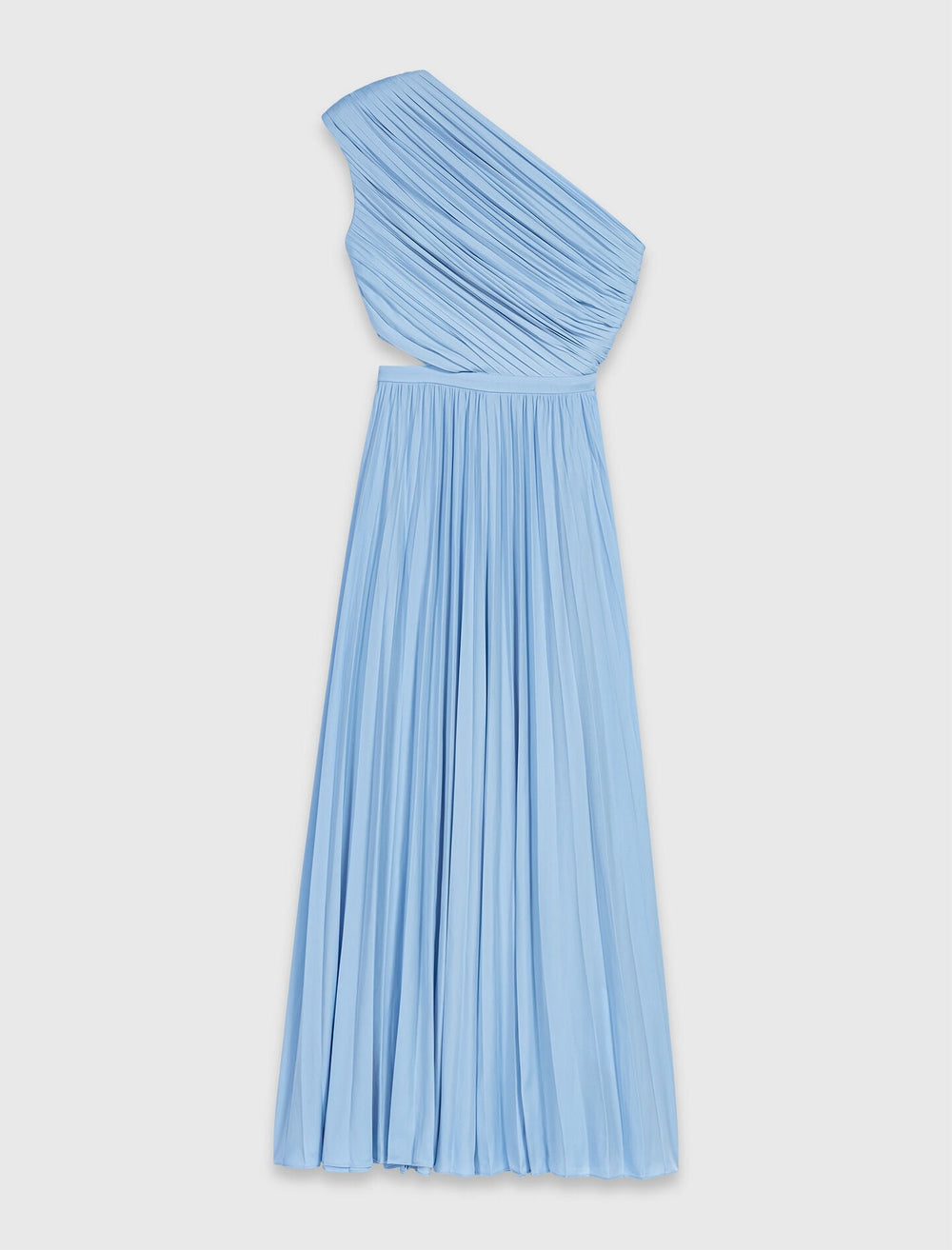 Maje Discount / Asymmetrical pleated maxi dress