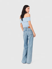 Maje Outlet / Bardot rib knit top