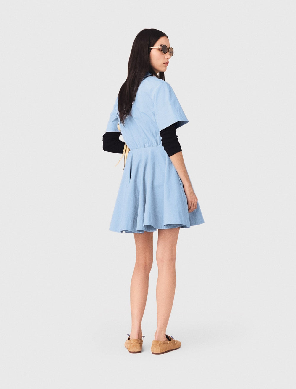 Maje New / Flared shirt dress