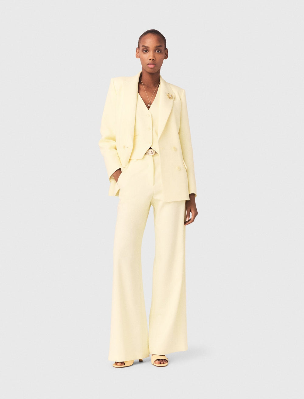 Maje Discount / Double-breasted suit jacket