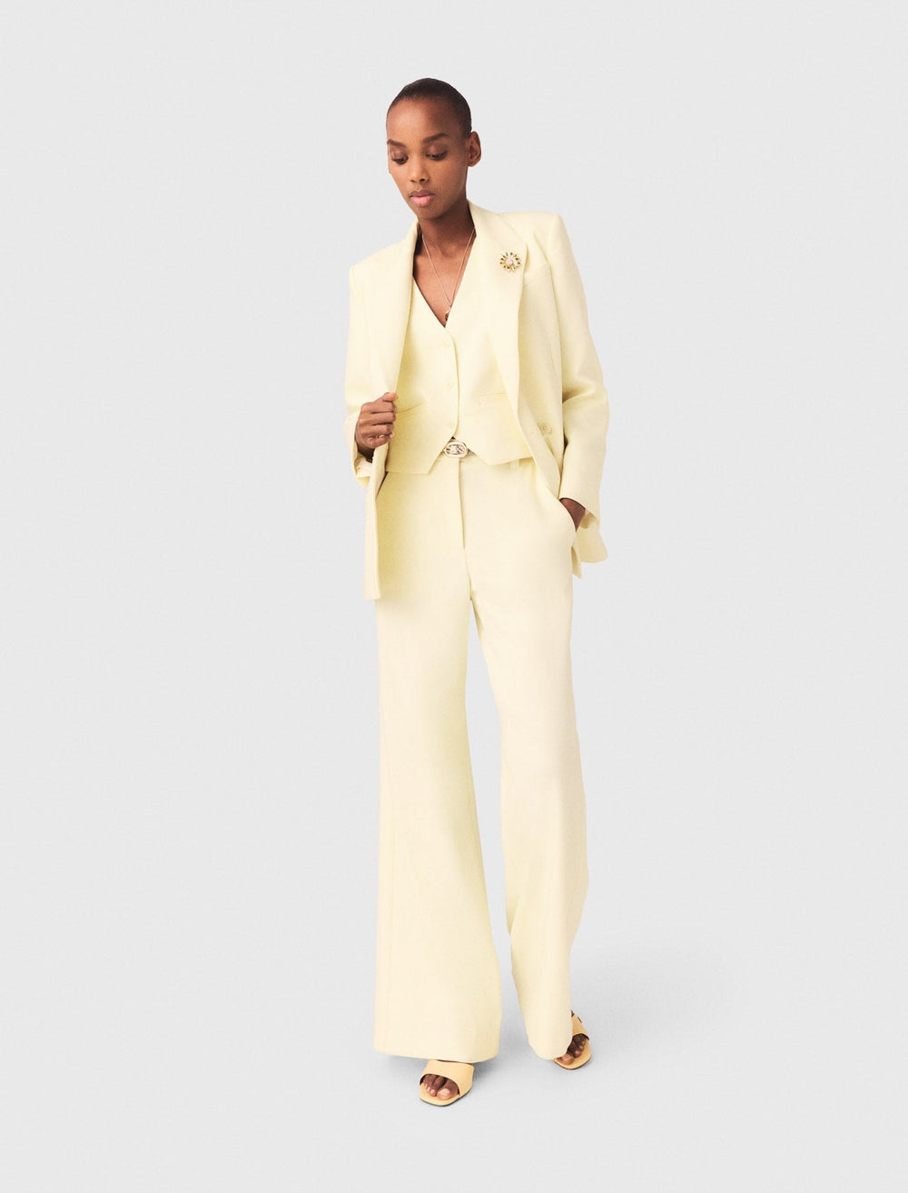 Maje Discount / Double-breasted suit jacket
