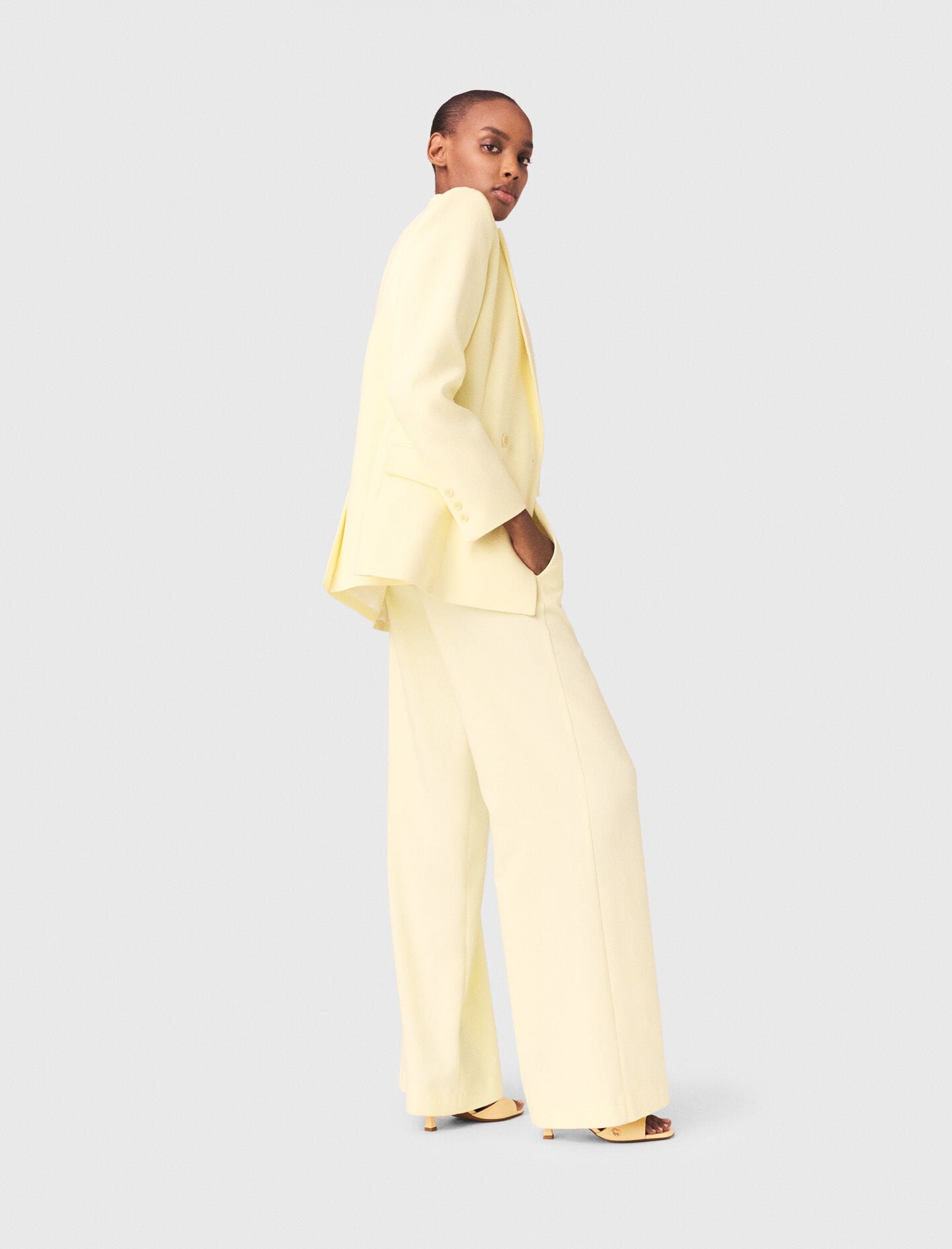 Maje Discount / Double-breasted suit jacket