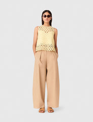 Maje Shop / Crochet rhinestone top